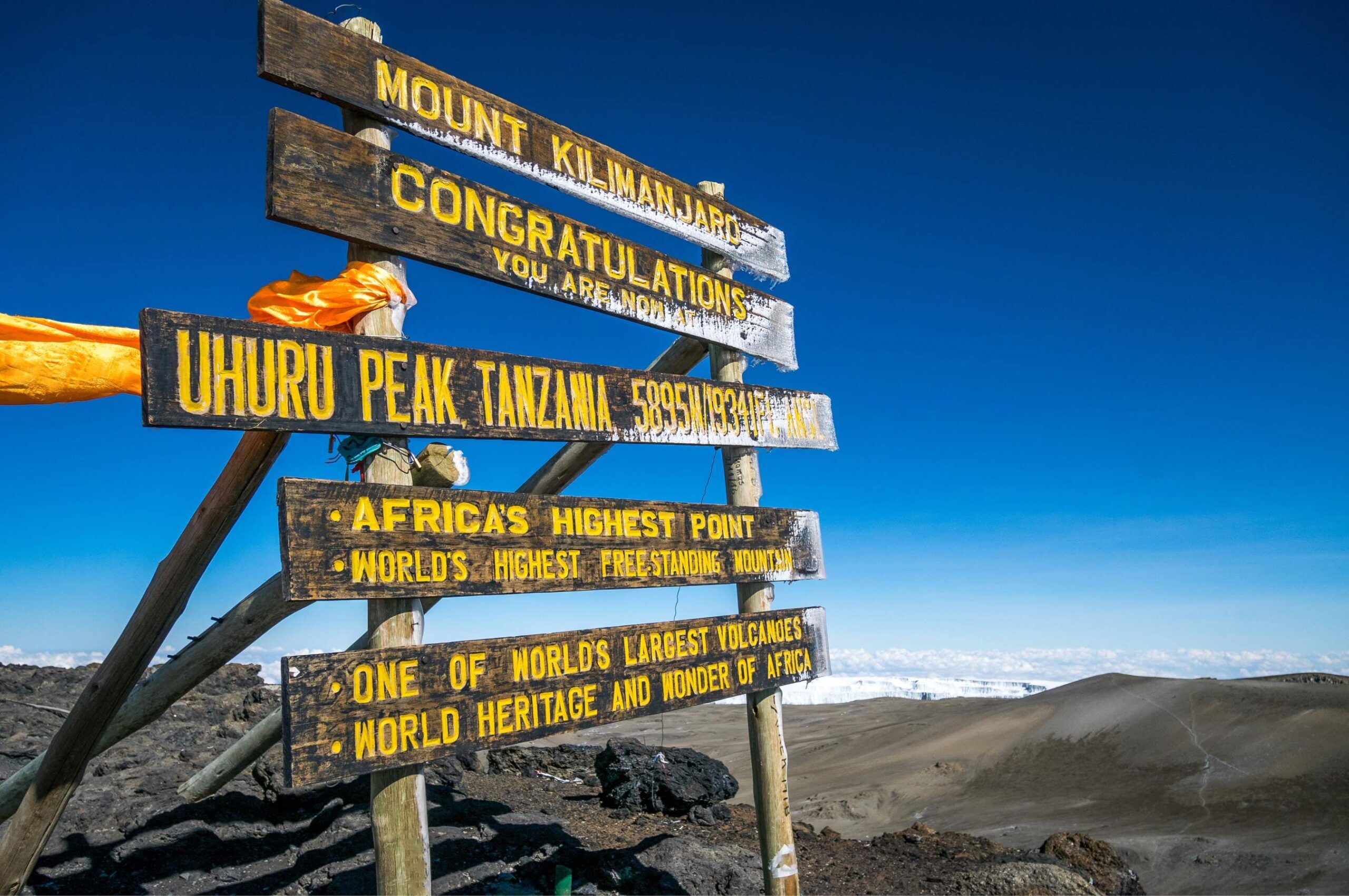 Lemosho Route (6/7) | Barafu Camp (4.645 m) – Uhuru Peak (5.895 m) – Millennium Camp (3.820 m)